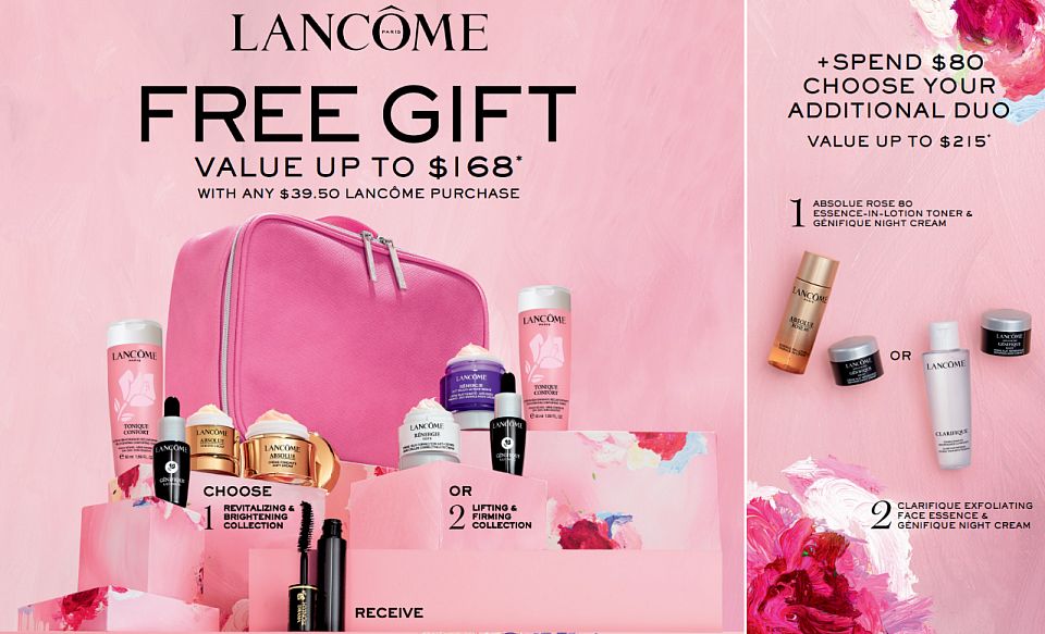 lancome gift with purchase, lancome, macy's gift