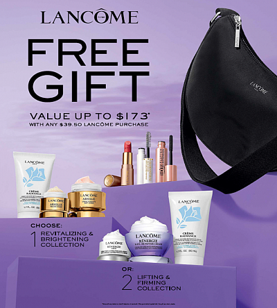 beauty box, lancome, beauty box